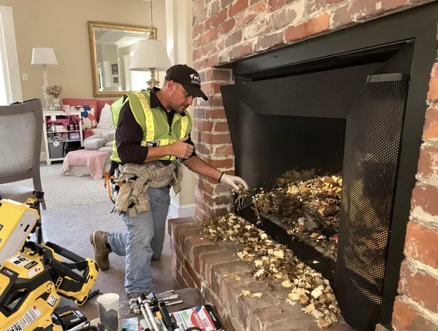 Safe screening installation by Chino Hills Chimney Sweep in Chino Hills, CA