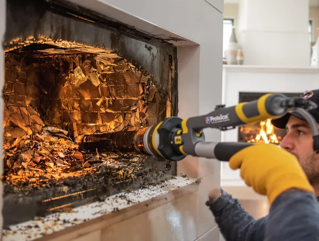 Professional chimney cleaning by Chino Hills Chimney Sweep in Chino Hills, CA