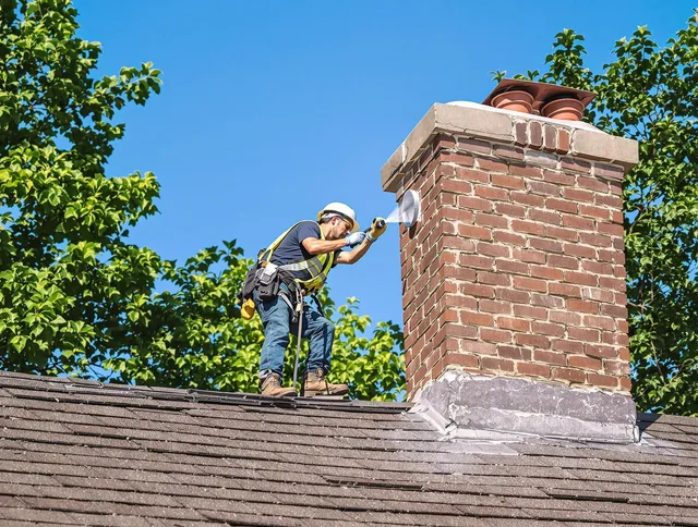 Chino Hills Chimney Sweep performing an inspection with advanced tools in Chino Hills, CA