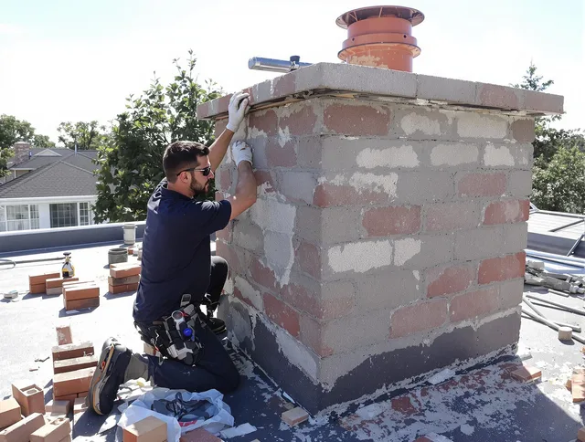 Advanced chimney repair process by Chino Hills Chimney Sweep in Chino Hills, CA
